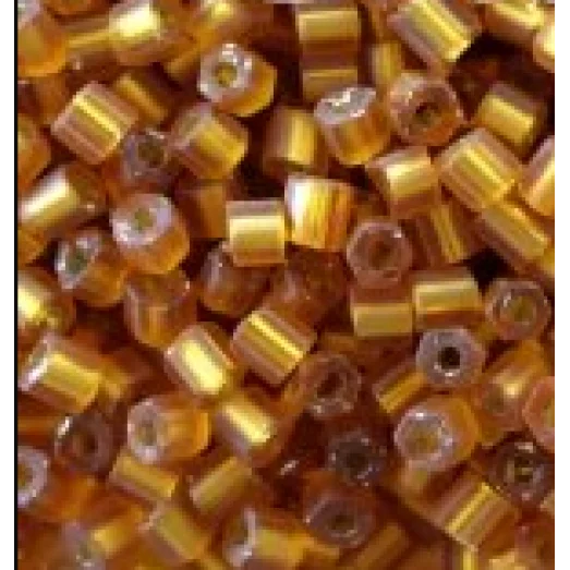 17070м Рубка Preciosa стеклянная тёмно-соломенная матовая с серебрянным прокрасом