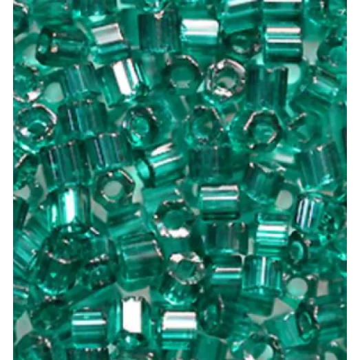 67210 Рубка Preciosa бирюзовая, серебряная линия внутри