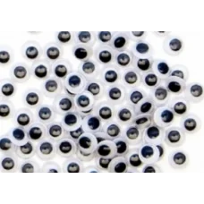 ГК-006 Глазки с бегающими зрачками, 6 мм, 2 шт