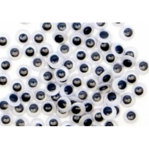 ГК-006 Глазки с бегающими зрачками, 6 мм, 2 шт