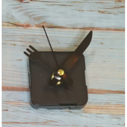 ЧМ38464 Часовой механизм черный мини