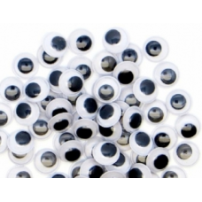 ГК-008 Глазки с бегающими зрачками, 8 мм, 2 шт