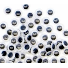 ГК-007 Глазки с бегающими зрачками, 7 мм, 2 шт