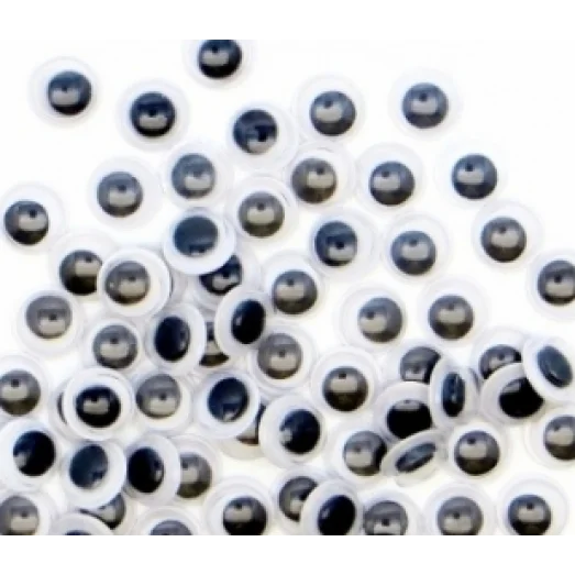 ГК-007 Глазки с бегающими зрачками, 7 мм, 2 шт