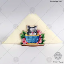 СРВ-009 Деревянная салфетница для вышивки бисером ТМ Вирена