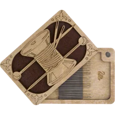 FLZB(N)-030 Шкатулка для рукоделия из фанеры Волшебная Страна