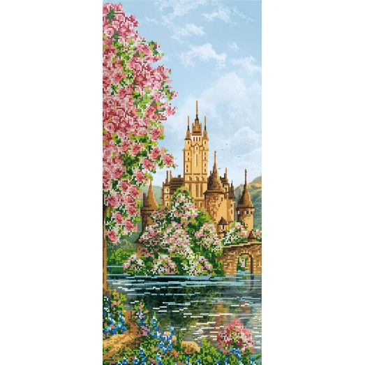 SI-483 (24*55) Замок. Схема для вышивки бисером СвитАрт