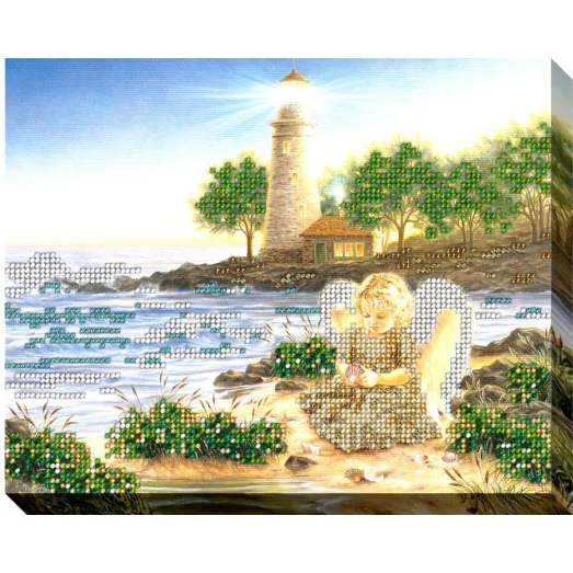 А-0072 Маленький ангел. Набор для вышивки бисером ТМ Барвика