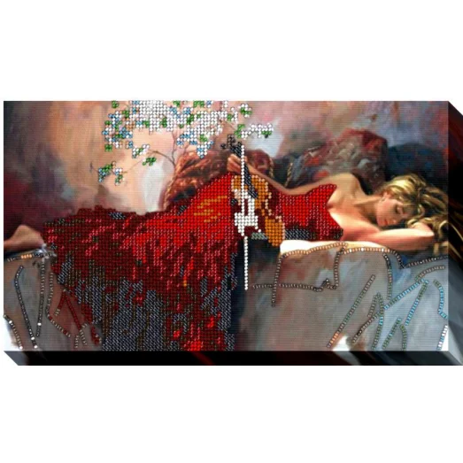 А-0106 Скрипачка. Набор для вышивки бисером ТМ Барвика