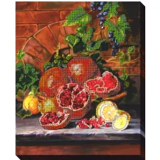 А-0164 Гранаты. Набор для вышивки бисером ТМ Барвика