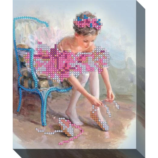 К-0044 Балерина. Схема для вышивки бисером ТМ Барвика