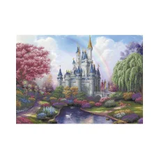 А2-К-698 Сказочный замок. Схема для вышивки бисером ТМ Acorns