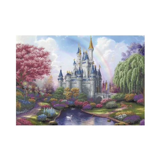 А2-К-698 Сказочный замок. Схема для вышивки бисером ТМ Acorns