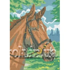 СКВ-095 Мустанг. Схема для вышивки бисером. Княгиня Ольга