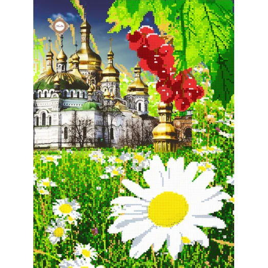 СЛ-3094 Киево-Печерская Лавра. Схема для вышивки бисером ТМ Миледи