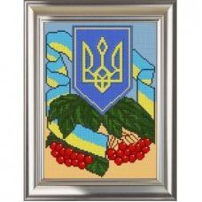 СП-4016 Герб Украины. Схема для вышивки бисером. ТМ Веллиса