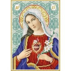 А4-И-435 Святое сердце Марии. Схема для вышивки бисером ТМ Acorns