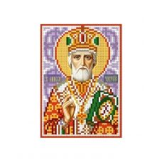 А6-И-073 Святой Николай Чудотворец. Схема для вышивки бисером ТМ Acorns