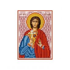 А6-И-059 Святой преподобный Виталий. Схема для вышивки бисером ТМ Acorns