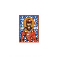 А6-И-040 Святой великомученик князь Юрий. Схема для вышивки бисером ТМ Acorns