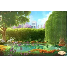 ТА-038 Райский уголок. Схема для вышивки бисером Тела Артис