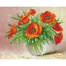 ТА-055 Летний букет. Схема для вышивки бисером Тела Артис