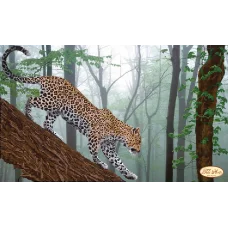 ТА-069 Дикая кошка. Схема для вышивки бисером Тела Артис