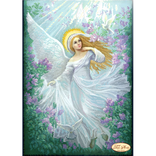 ТА-077 Нежный ангел. Схема для вышивки бисером Тела Артис