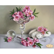 ТА-103 Хрустальный натюрморт. Схема для вышивки бисером Тела Артис