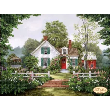 ТА-111 Уютный домик. Схема для вышивки бисером Тела Артис