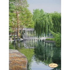 ТА-112 Амфитеатр у пруда. Схема для вышивки бисером Тела Артис