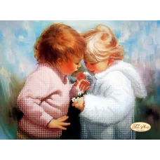 ТА-113 Первые ромашки. Схема для вышивки бисером Тела Артис