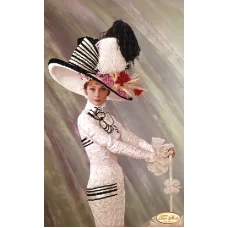 ТА-114 Великолепная Одри. Схема для вышивки бисером Тела Артис