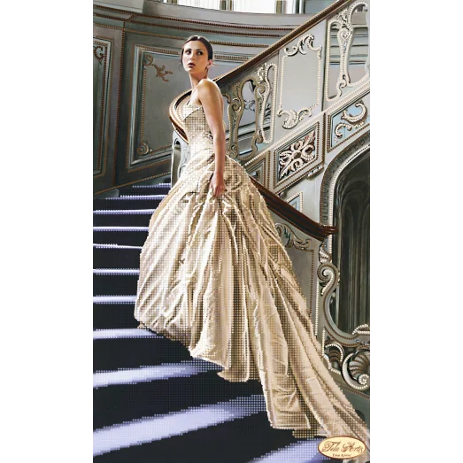 ТА-150 На балу. Схема для вышивки бисером Тела Артис