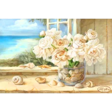 ТА-194 Морской пейзаж. Схема для вышивки бисером Тела Артис