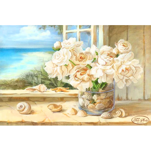 ТА-194 Морской пейзаж. Схема для вышивки бисером Тела Артис