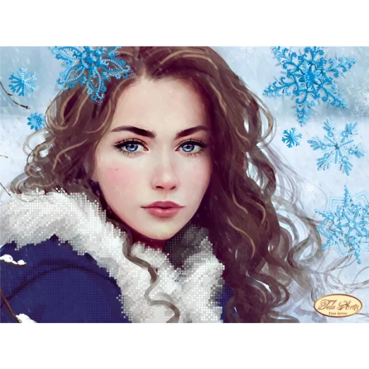 ТА-204  Зима. Схема для вышивки бисером Тела Артис