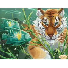 ТА-216 Подводная охота. Схема для вышивки бисером Тела Артис