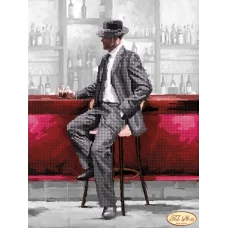 ТА-244 У барной стойки. Схема для вышивки бисером Тела Артис