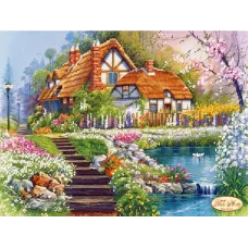 ТА-263 Весенняя идиллия. Схема для вышивки бисером Тела Артис