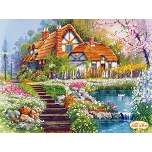 ТА-263 Весенняя идиллия. Схема для вышивки бисером Тела Артис