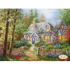 ТА-268 Домик мечты. На опушке леса. Схема для вышивки бисером Тела Артис