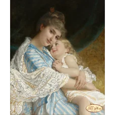 ТА-273 Мама с дочкой. Схема для вышивки бисером Тела Артис