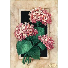 ТА-406 Винтажная гортензия. Схема для вышивки бисером Тела Артис