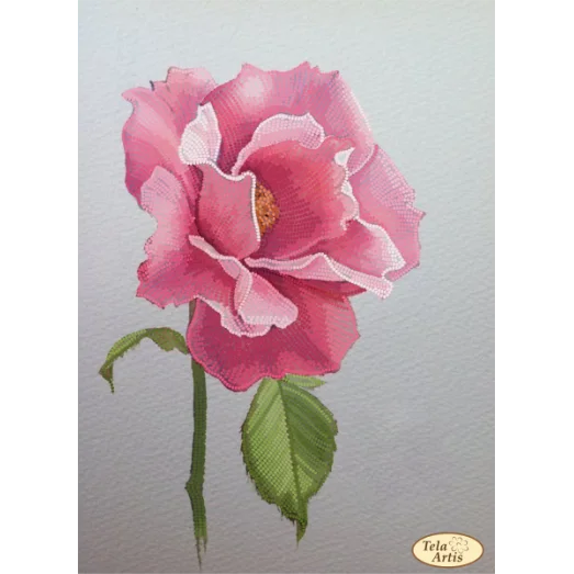 ТА-431 Эскиз розы. Схема для вышивки бисером Тела Артис
