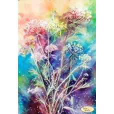 ТА-449 Акварельный тмин. Схема для вышивки бисером Тела Артис