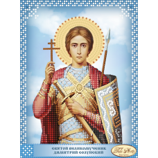 ТД-101(1) Святой Великомученик Димитрий Солунский. Схема для вышивки бисером Тела Артис