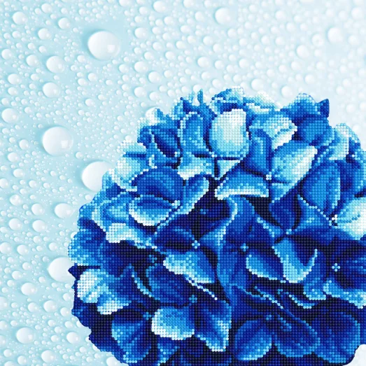 TG-083а (27*27) Голубые цветы. Схема для вышивки бисером СвитАрт