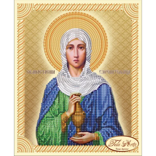 ТИМ-041 Святая Анастасия Узорешительница. Схема для вышивки бисером Тела Артис