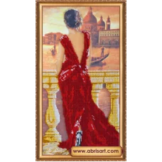 АВ-395 Вечерняя набережная. Набор для вышивки бисером. Абрис Арт